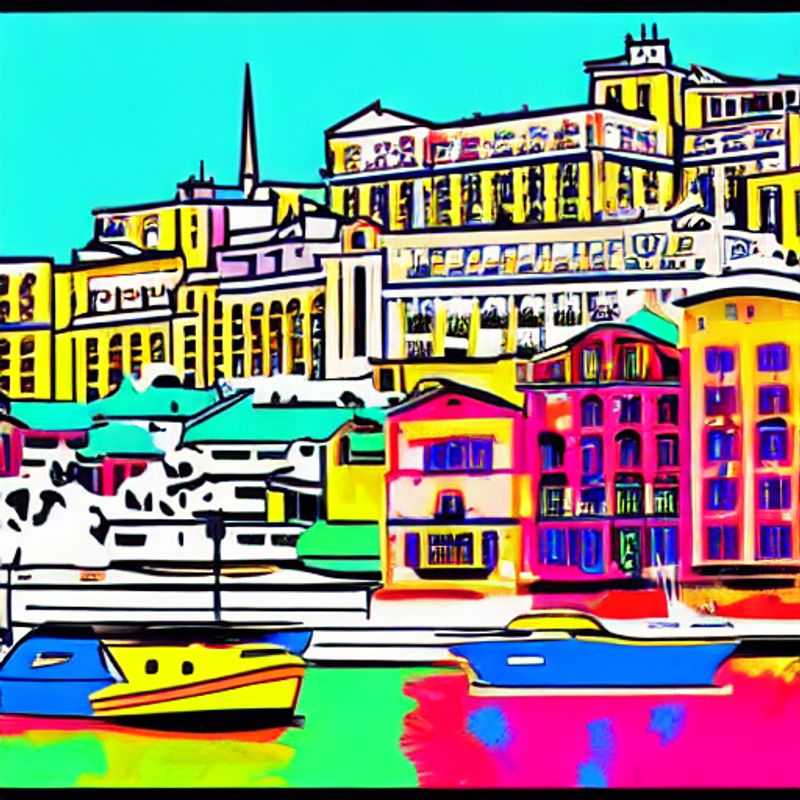 Deux couples profitant du luxe et de l'élégance de Monaco, Monaco, lors de leurs vacances d'été haut de gamme.
