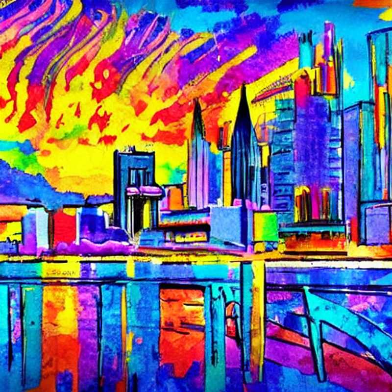 A vibrant Manchester cityscape bathed in the summer sun, challenging preconceptions of luxury and beckoning discerning travelers to explore its hidden gems.