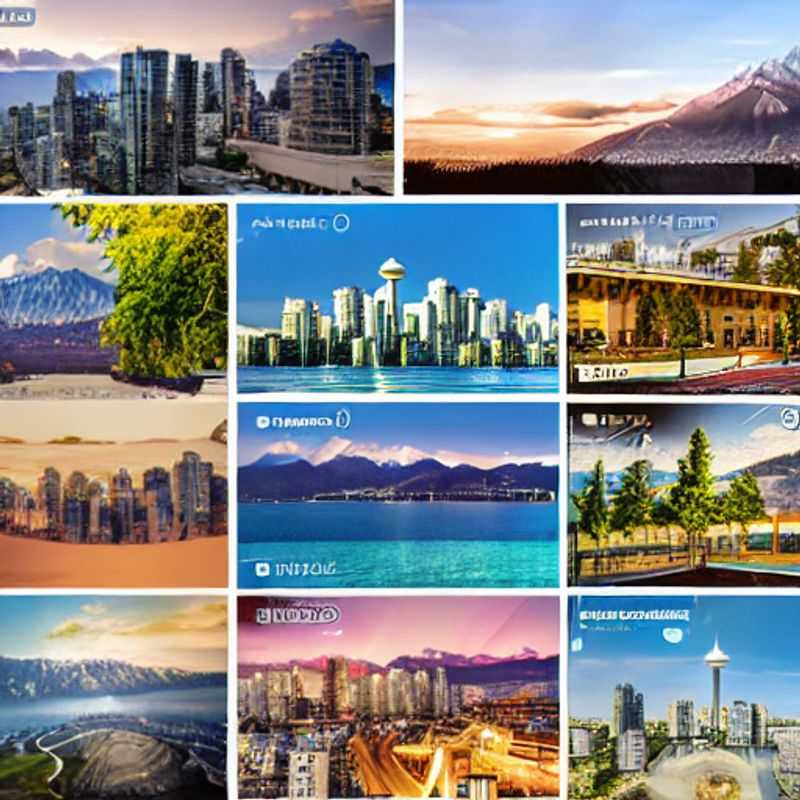 Vancouver, Canada resplendissante sous le soleil d'été, un écrin de luxe entre montagnes majestueuses et océan Pacifique scintillant, l'endroit idéal pour des vacances estivales inoubliables.