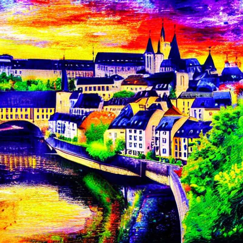 Lush greenery spilling from charming window boxes in Luxembourg City, showcasing the vibrant beauty and refined elegance that make it a perfect destination for a luxurious summer holiday.