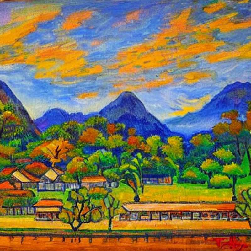 Monks draped in saffron robes glide past ancient temples in sun-drenched Luang Prabang, Laos, hinting at the serene luxury awaiting discovery on a summer holiday amidst history and vibrant culture.