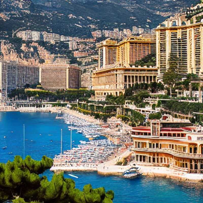 Un yacht de luxe scintillant sous le soleil radieux de Monte-Carlo, Monaco – l'incarnation du glamour et le summum des vacances d'été luxueuses.
