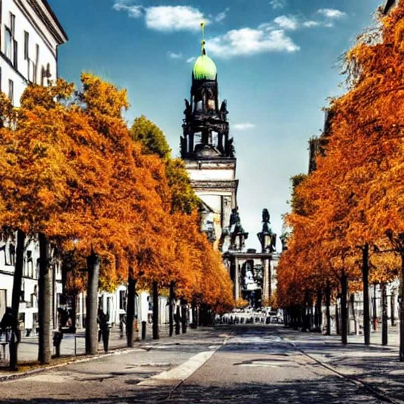 Vue estivale luxueuse sur Berlin, Allemagne : architecture emblématique et ciel bleu, illustrant l'attrait de la ville pour des vacances haut de gamme.