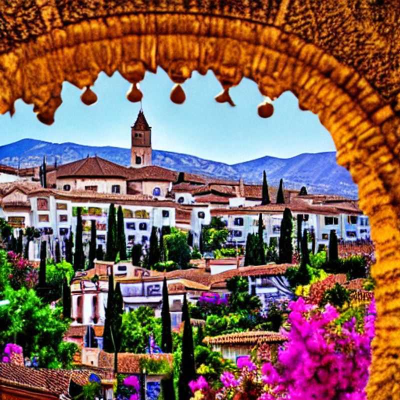 The Alhambra Palace glows in the Andalusian summer sun, a testament to Granada's majestic history and a perfect backdrop for a luxurious Spanish getaway.