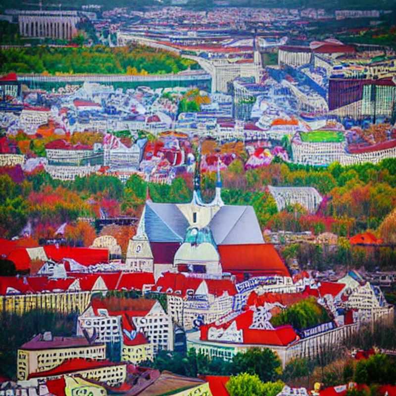 Un couple profitant d'une vue imprenable sur le château de Bratislava illuminé par le soleil d'été, savourant l'élégance discrète d'un séjour de luxe en Slovaquie.