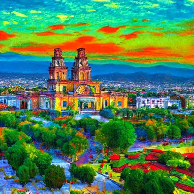 L'élégance mexicaine au soleil : Découvrez Guadalajara, joyau rayonnant pour des vacances d'été luxueuses. (Mexican elegance in the sun: Discover Guadalajara, a radiant jewel for a luxurious summer vacation.)