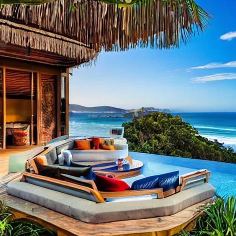 Sun-kissed skies over the turquoise waters of Byron Bay, Australia; picture yourself lounging on pristine sands during your luxurious summer holiday escape. Paradise found!