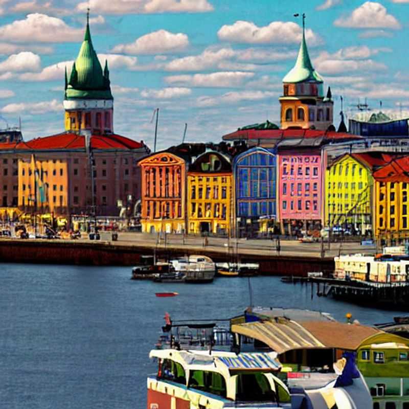 Sunlight sparkles on the Baltic Sea in Helsinki, Finland, promising a luxurious summer escape filled with design, vibrant culture, and serene island adventures.