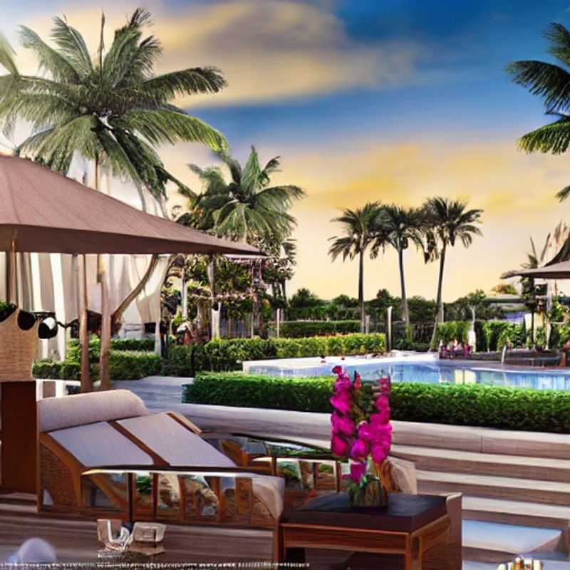 Un paradis tropical : Piscine à débordement luxueuse à Bali, Indonésie, incarnant la quintessence des vacances d'été de luxe.