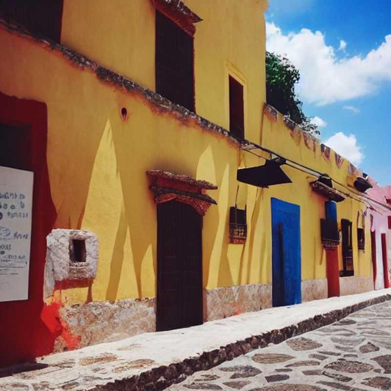 Oaxaca, Mexique: Couleurs vibrantes d'un marché animé au printemps.