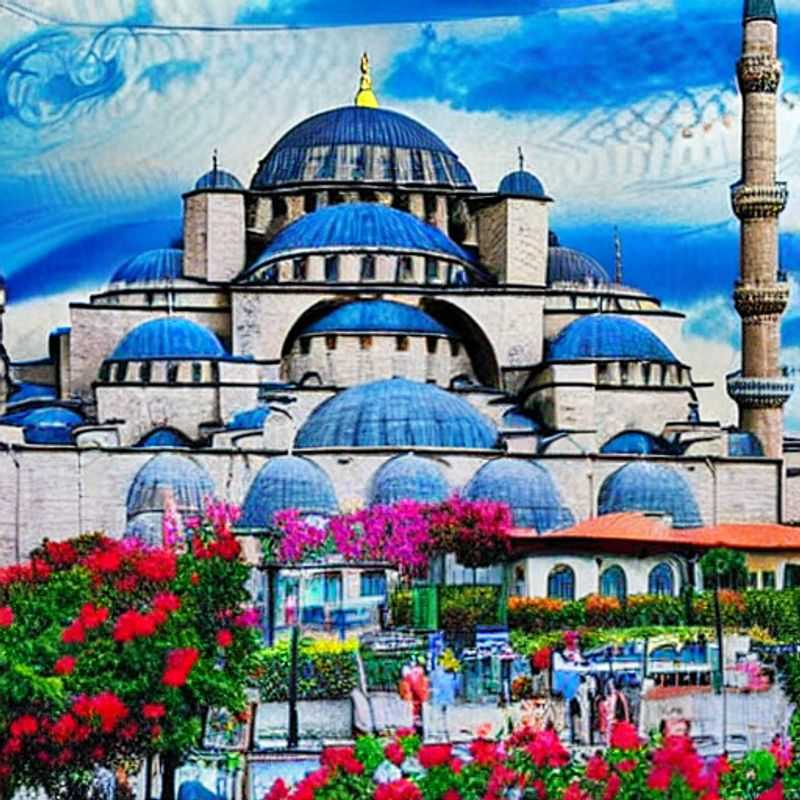 Istanbul printanière : vues imprenables sur la ville, entre ciel bleu et monuments historiques.