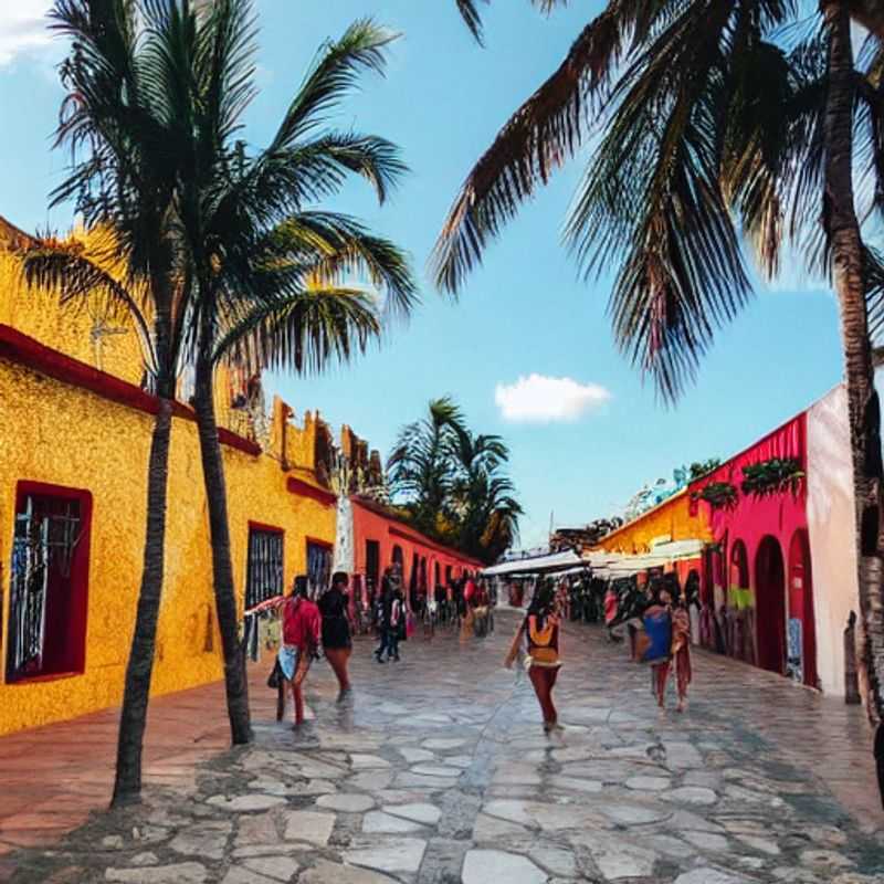 Oaxaca, Mexique: Couleurs vibrantes d'un marché animé au printemps.