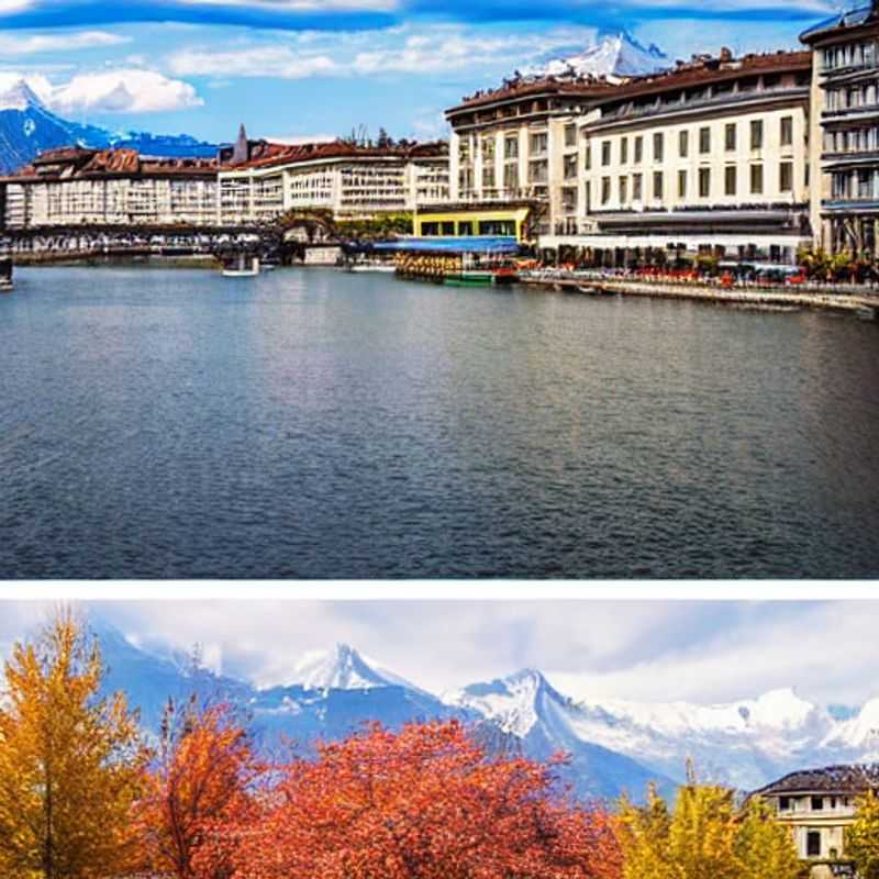 Genève au printemps : une image idyllique du lac Léman et des montagnes environnantes, parfaite pour un séjour de printemps.