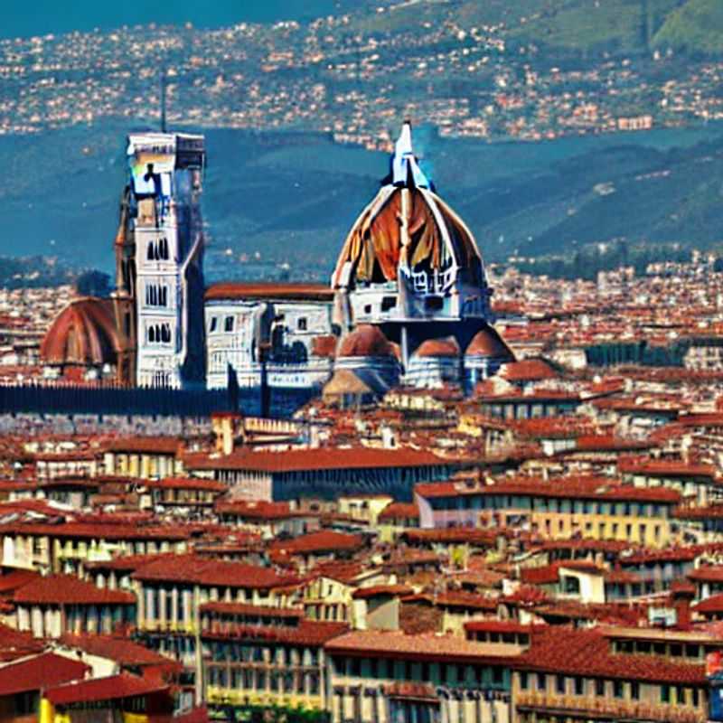 Florence au printemps : Des couleurs vibrantes et une atmosphère ensoleillée.