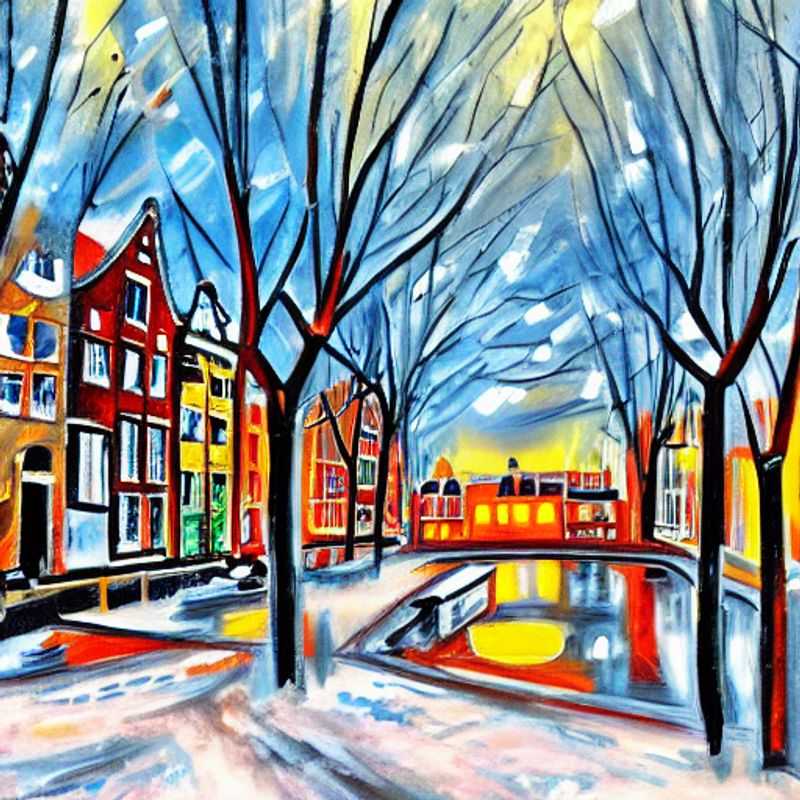 Amsterdam au printemps : Canaux fleuris et maisons colorées.