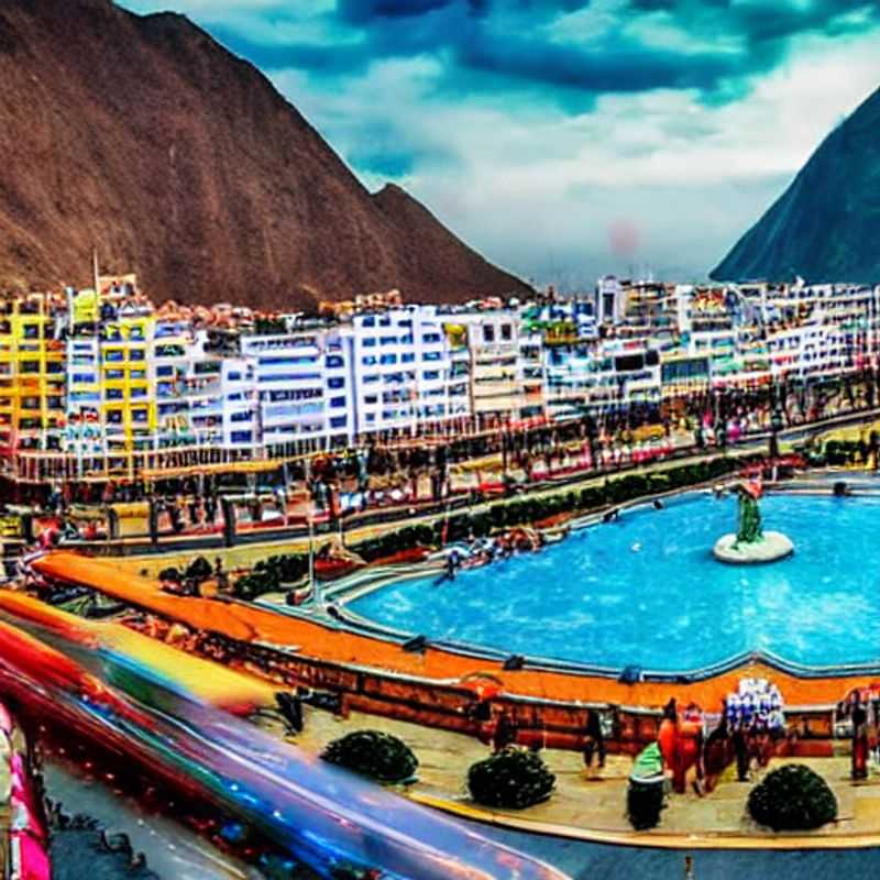 Lima, Pérou, baignée de soleil printanier : une ambiance vibrante et colorée idéale pour les vacances de printemps.