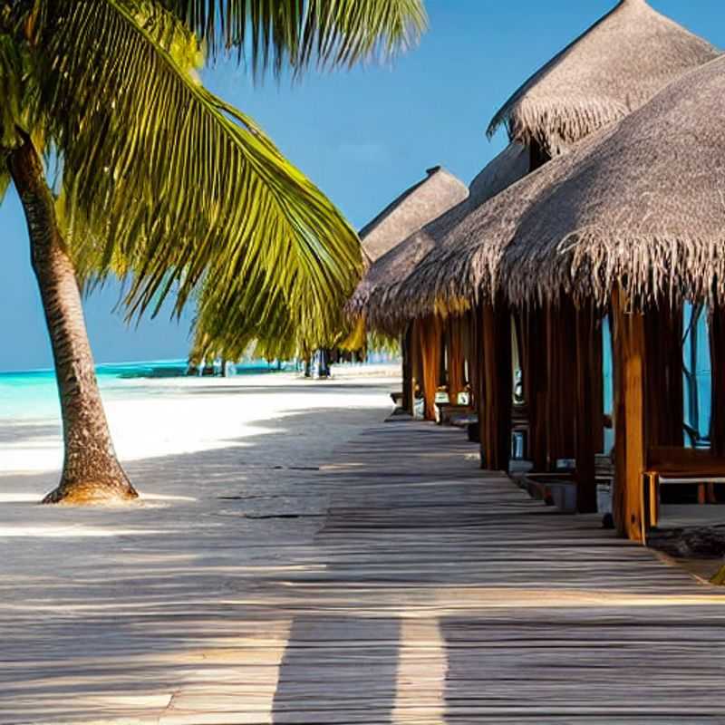 Maldives idylliques : plages de sable blanc et eaux turquoise parfaites pour les vacances de printemps.