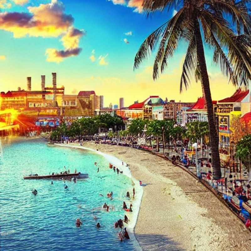 Malaga ensoleillée au printemps: