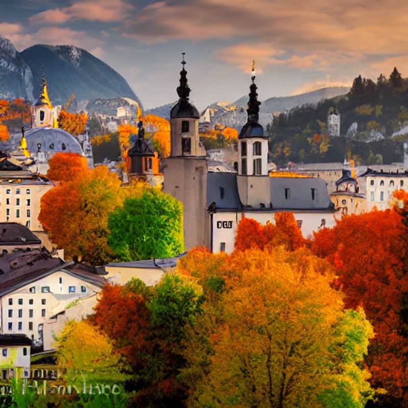 Salzbourg au printemps : vue splendide sur la ville et ses environs, idéale pour un séjour de vacances printanières.