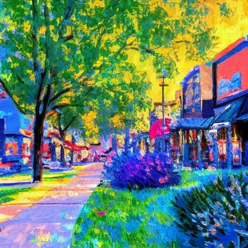 Here are a few options for alt text in Portuguese for an image of Boulder, USA in an article about whether Boulder is good for spring break, each with a slightly different emphasis: