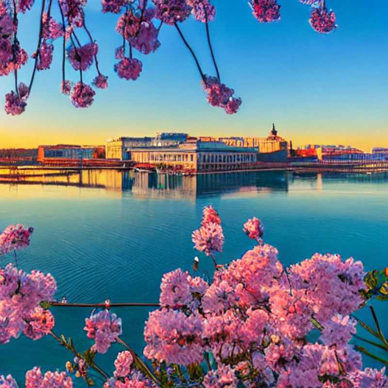 Here are a few options for alt text in Portuguese for an image of Helsinki in an article about whether Helsinki is good for spring break, each with a slightly different emphasis: