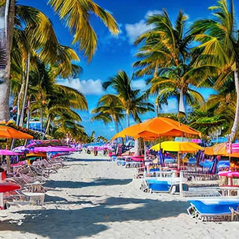 Plage de Miami Beach ensoleillée, idéale pour les vacances de printemps.