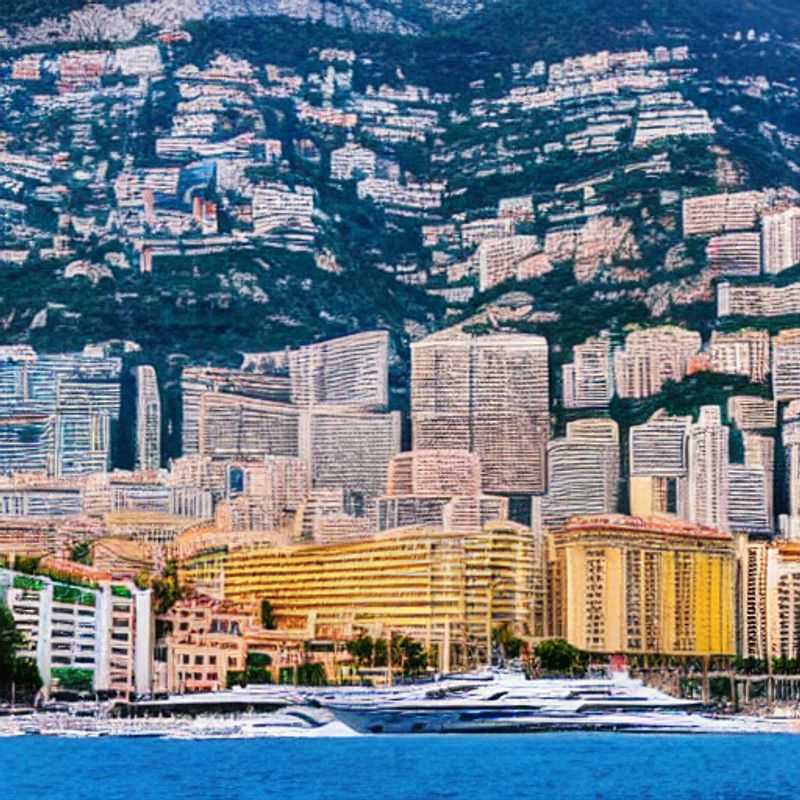 Here are a few options for alt text in Portuguese for an image of Monaco, suitable for an article about whether Monaco is good for spring break: