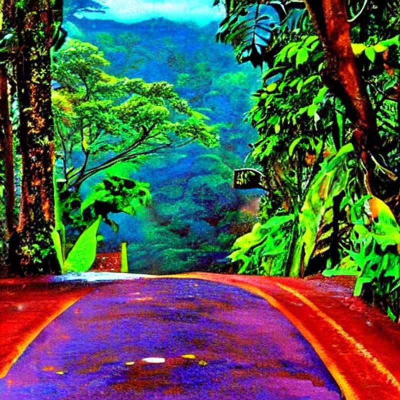 Forêt nuageuse luxuriante de Monteverde, Costa Rica, idéale pour des vacances de printemps.