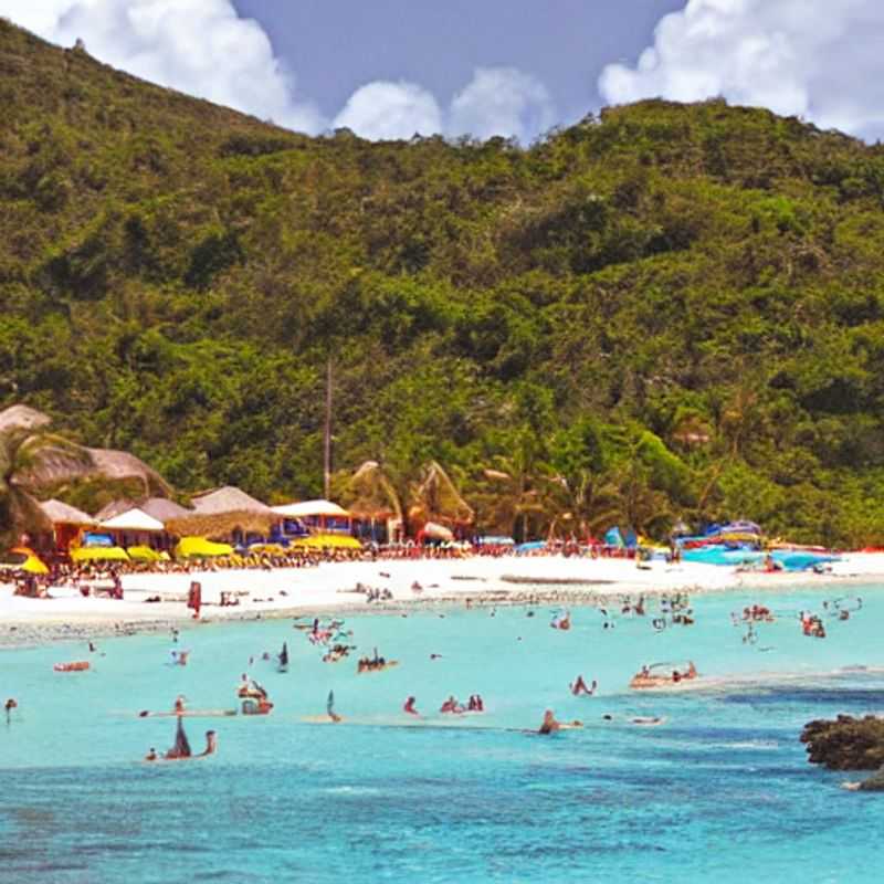 Antigua, Caraïbes : Plage paradisiaque et eaux turquoise scintillantes, idéale pour les vacances de printemps.