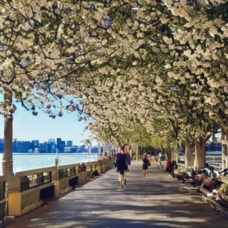 Melbourne printanière : ambiance vibrante et ensoleillée.