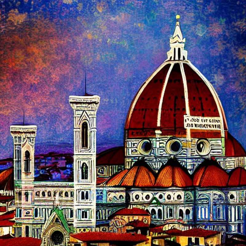 Florence au printemps : Des couleurs vibrantes et une atmosphère ensoleillée.