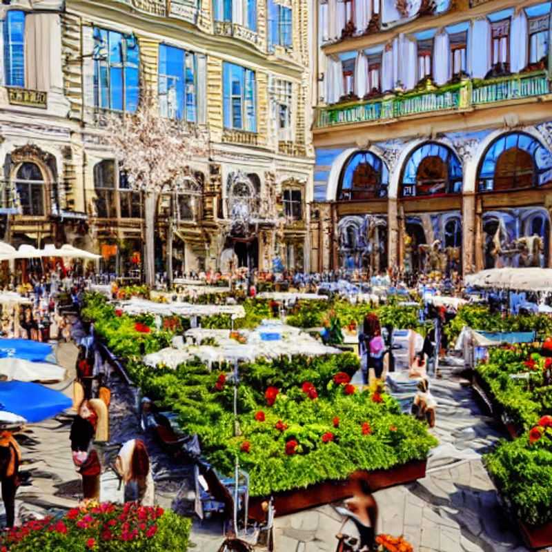 Vienne au printemps : une image bucolique des jardins du château de Schönbrunn en fleurs, parfaite pour un séjour printanier.