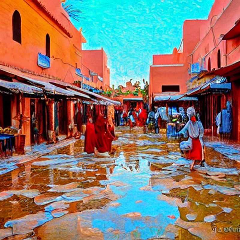 Marrakech au printemps : des couleurs vibrantes et une ambiance animée dans la médina.