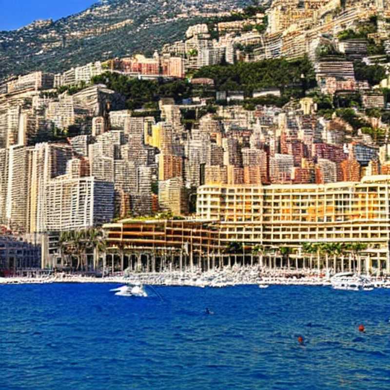 Here are a few options for alt text in Portuguese for an image of Monte Carlo, Monaco in an article about whether it's good for spring break, each with a slightly different emphasis: