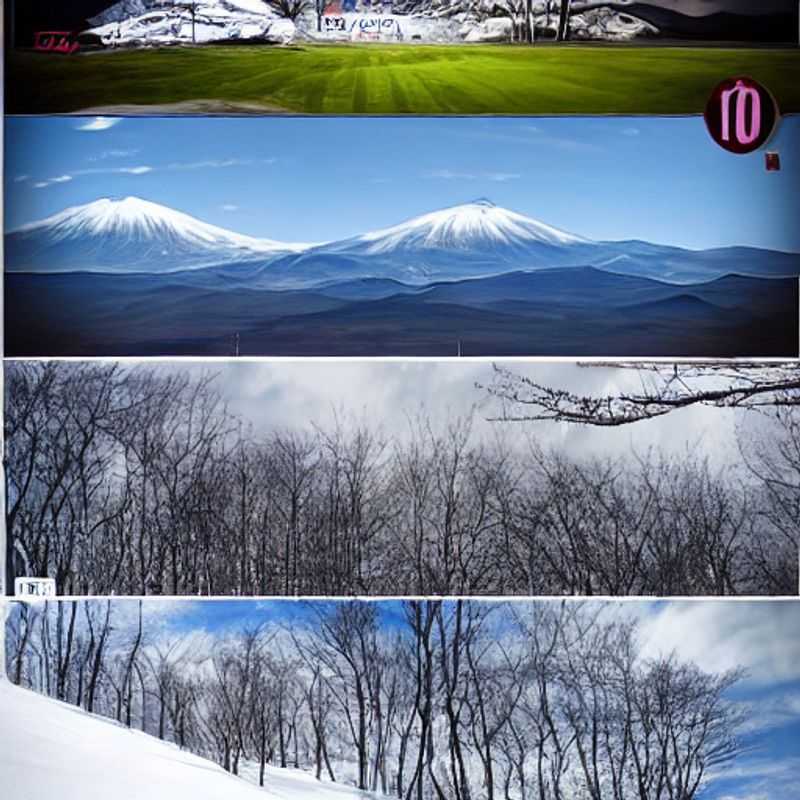 Niseko United au printemps : des pentes verdoyantes et des paysages époustouflants.