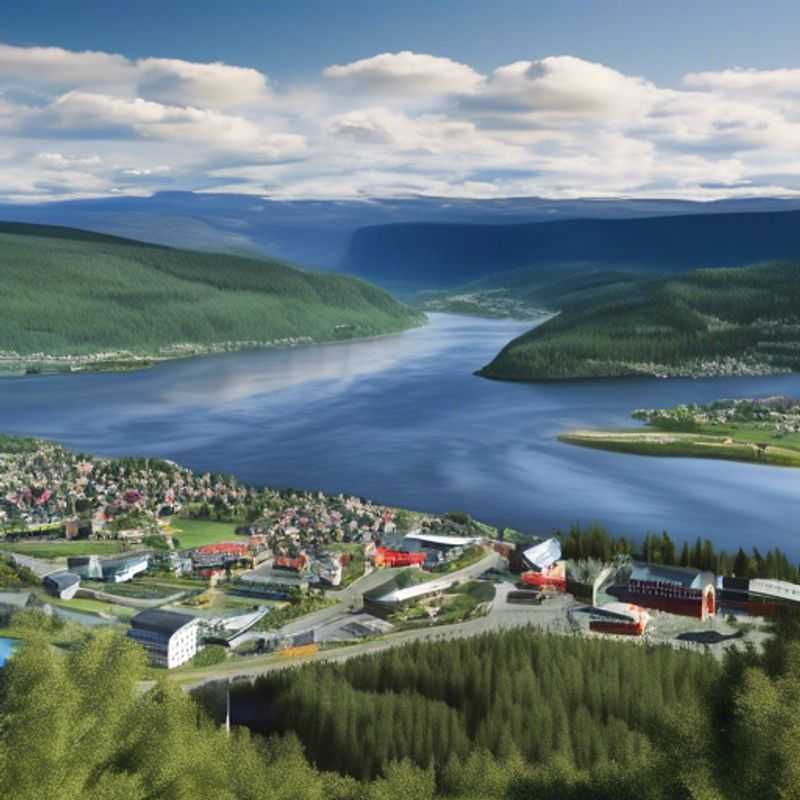 Lillehammer, Norvège, en hiver : une image pittoresque illustrant le charme hivernal de la ville, idéale pour déterminer la meilleure période pour la visiter.