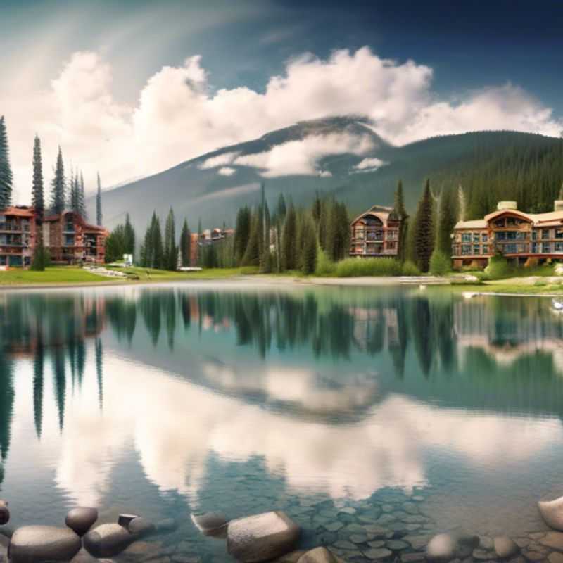 Le soleil hivernal baigne les pentes enneigées de Sun Peaks, au Canada.
