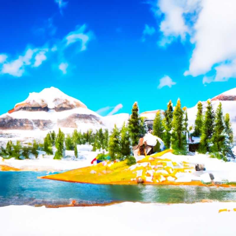 Skiing Through a Winter Wonderland at Sunshine Village, Canada