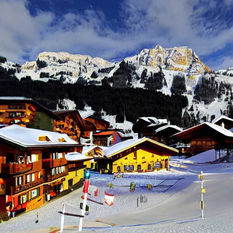 Villars-sur-Ollon au printemps: Vue imprenable sur les montagnes verdoyantes et les chalets typiques, idéale pour des vacances de printemps.