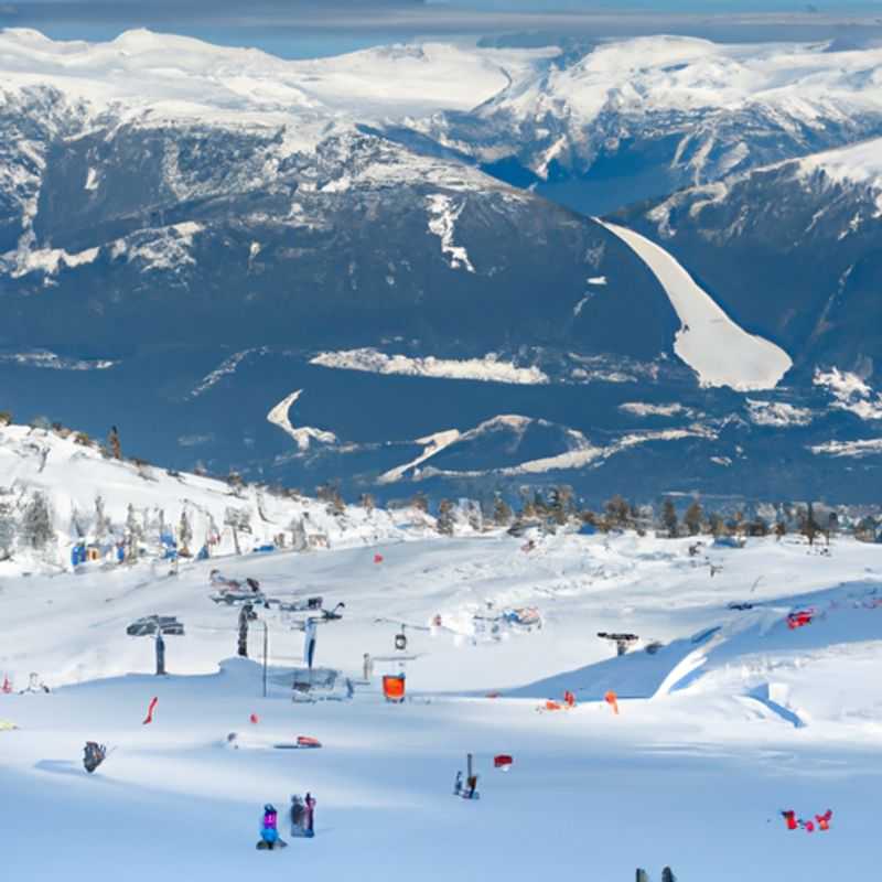 Романтический ужин на вершине горы в Christine's в Whistler Blackcomb во время сезона катания на лыжах