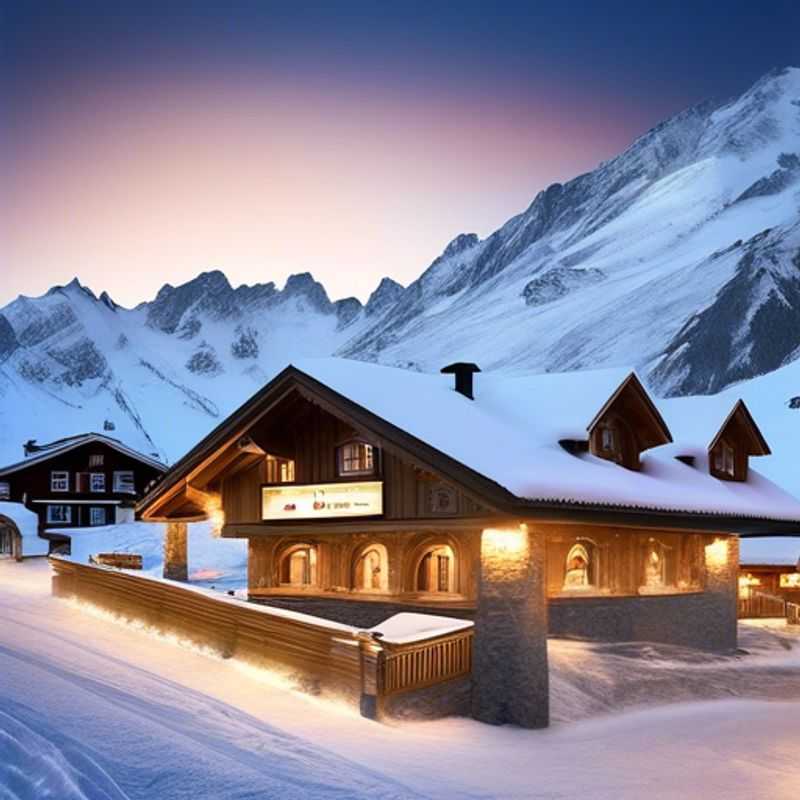 Explorez le charmant village d'Obergurgl en pleine saison de ski