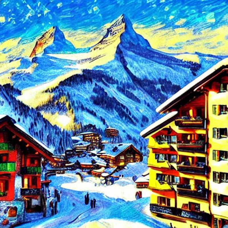 Zermatt au printemps : vue imprenable sur le Cervin enneigé et les chalets traditionnels, promesse d'activités de vacances printanières.