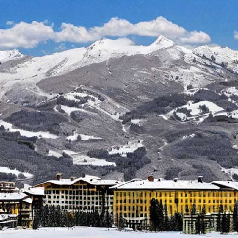 Sestrières, Italie, baignée de soleil printanier : des pistes enneigées encore visibles, idéal pour un séjour de printemps.