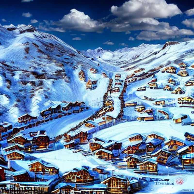 Le printemps à Alpe d'Huez : des paysages magnifiques et ensoleillés. (Spring in Alpe d'Huez: Magnificent and sunny landscapes.)
