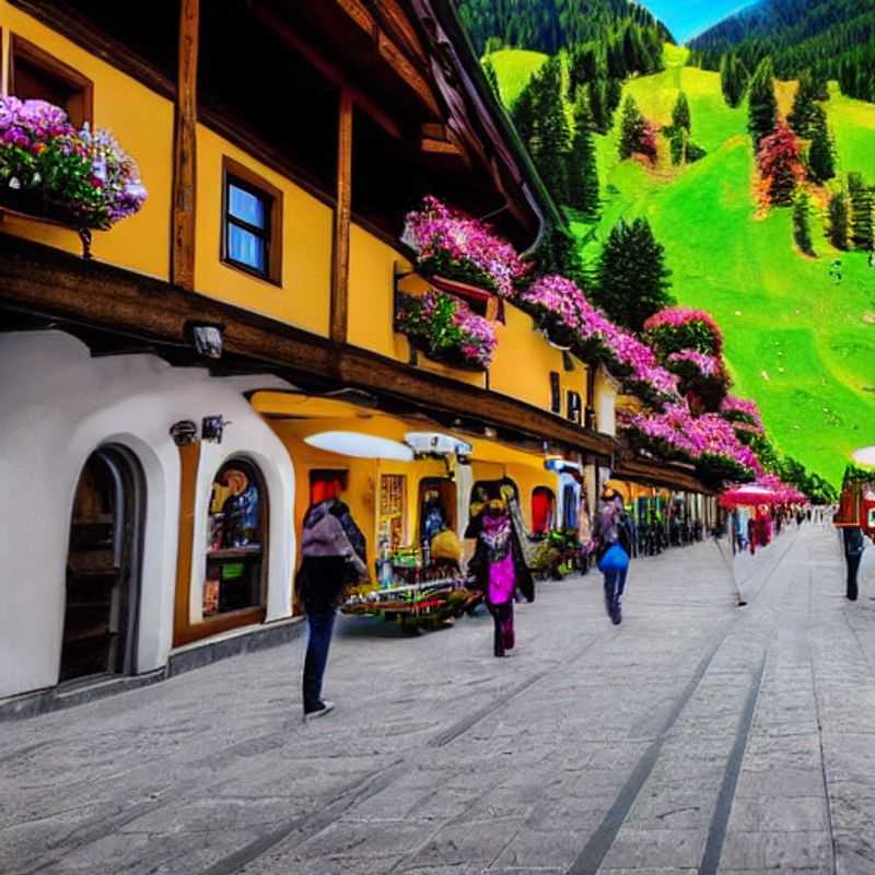 Schladming, Autriche, ensoleillée au printemps : des paysages alpins idylliques parfaits pour des vacances de printemps.