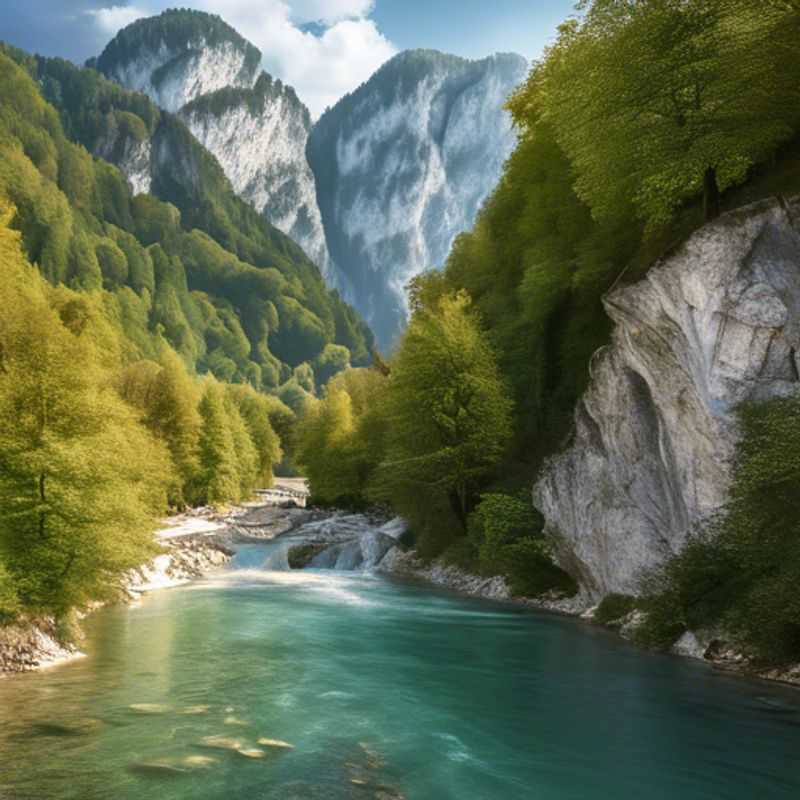 Un voyageur solitaire éco-touriste profitant des paysages enneigés de Garmisch-Partenkirchen, en Allemagne, lors de ses vacances de ski de deux semaines pendant la saison hivernale.