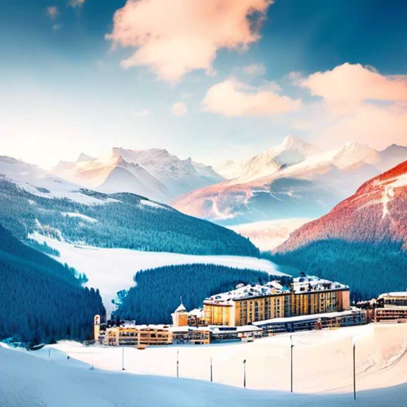 Here are a few options for alt text in Portuguese for an image of St. Moritz, Switzerland in an article about the best time to visit: