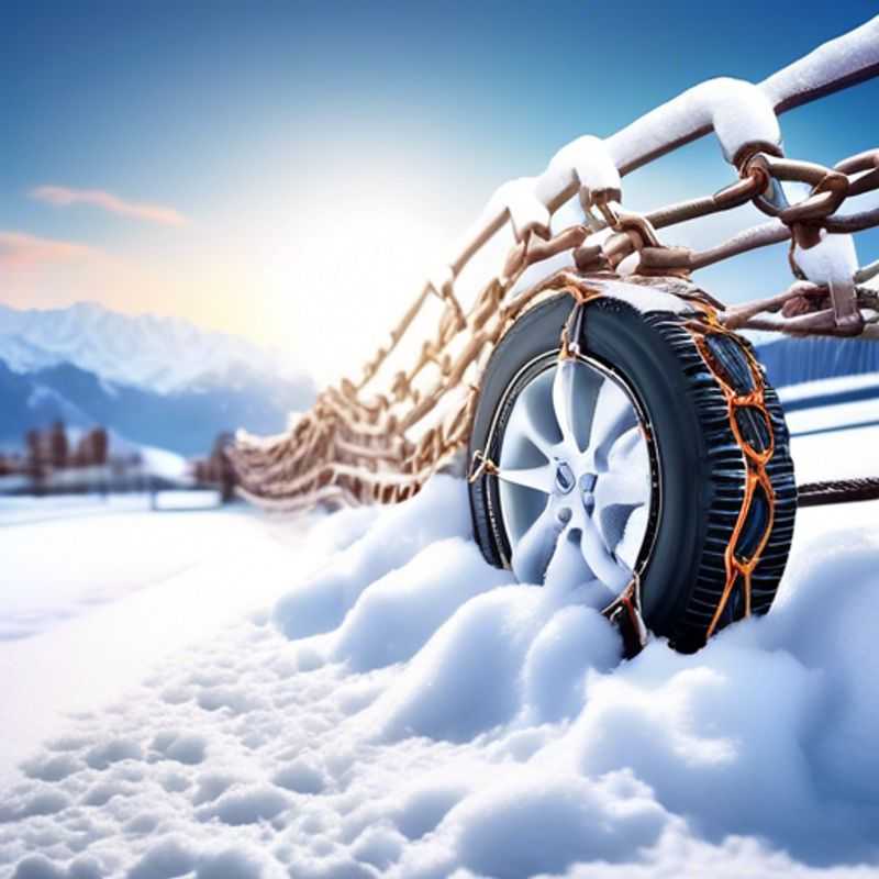 Verifica la capacidad de carga de las cadenas para nieve para que coincida con los requisitos de tu vehículo