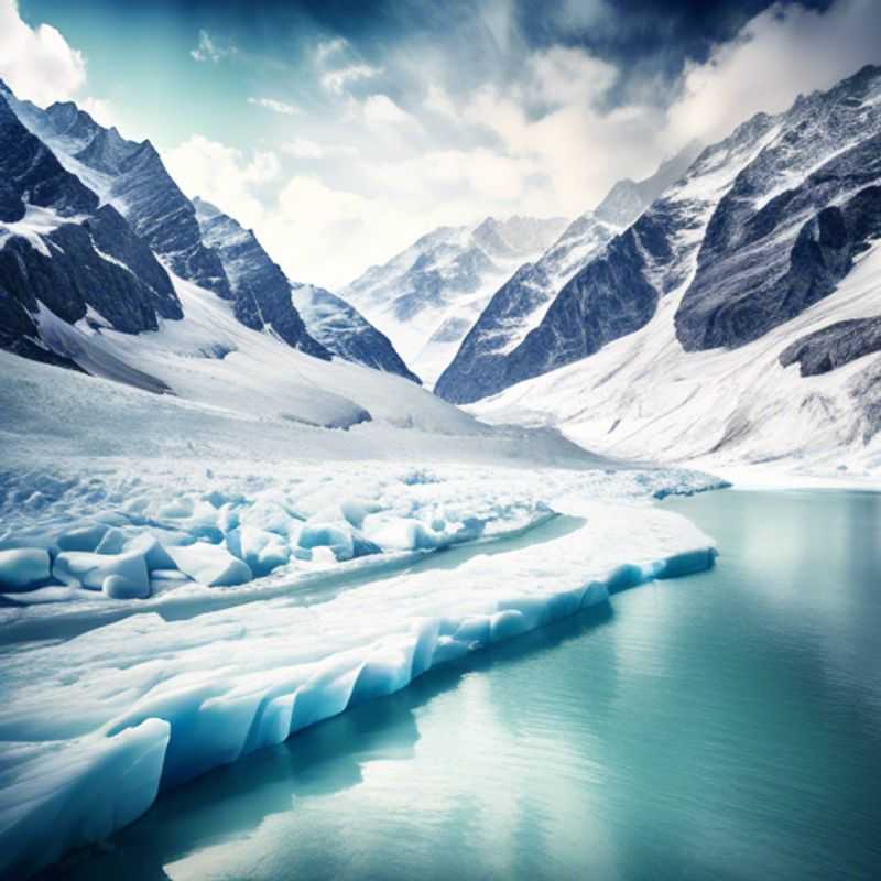Le glacier de Pitztal, Autriche, scintillant sous le soleil : une vue imprenable pour vous aider à choisir le meilleur moment pour votre visite.
