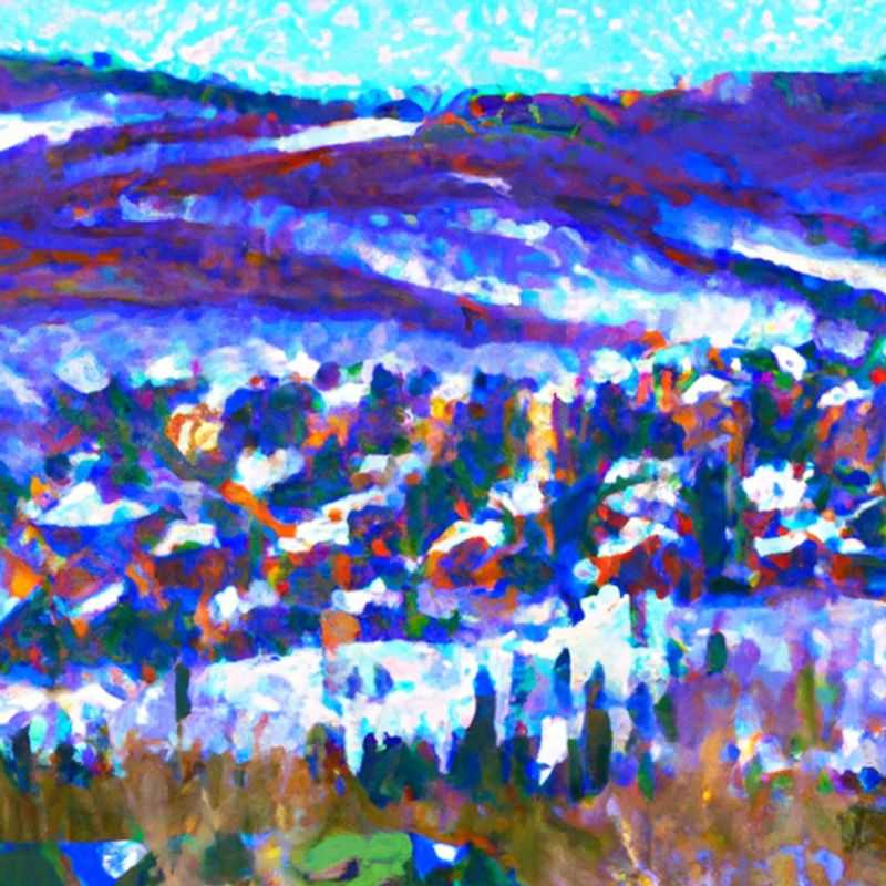 A lone skier glides down the pristine slopes of Park City Mountain Resort, USA, surrounded by breathtaking snow-capped peaks, on a thrilling 24-hour ski adventure.